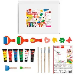 6 Marabu Little Artist Starter Box KiDS Bastelfarben-Set farbsortiert