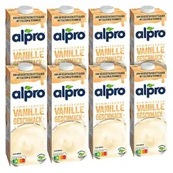 alpro® Vanille Sojadrink 8 x 1,0 l