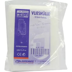 Kalt-/Warm Kompresse Vlieshülle 12x29cm 10 ST