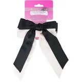 Brushworks Satin Hair Bow Duo – Black & White