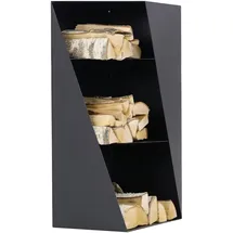Magnus Brennholzregal R157 Metall 45 x 30 x 80 cm Schwarz