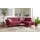 sit&more Ecksofa SIT & MORE "Clio L-Form", rot (bordeaux), B:254cm H:89cm T:190cm, Sofas, Ecksofa, wahlweise mit Bettfunktion und Bettkasten, inklusive Federkern