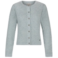 Stockerpoint Juliette Damen Trachtenstrickjacke, Rauchblau, 36