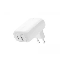 Belkin Boost Charge 42W USB-C & USB-A Wandladegerät - Weiß