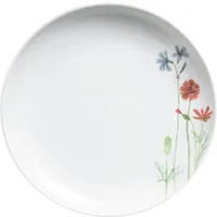 KAHLA 393455A50001C Five Senses Wildblume Frühstücksteller 22 cm | floraler Vorspeisenteller aus Porzellan blau/rot