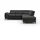sit&more Ecksofa SIT & MORE "Cabrio L-Form, B: 274 cm, mit Sitztiefen-, Arm- & Kopfteilverstellung", grau (fango), B:274cm H:87cm T:230cm, 100% Polyester, Sofas, Ecksofa, 3 Nierenkissen, Federkern, optional Bettfunktion und Stauraum