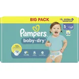 Pampers Baby-Dry Gr.5+ Einwegwindel, 12-17kg, 56 Stück