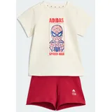 adidas Marvel SPIDER-MAN T-shirt Set off white/active maroon 98
