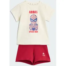 adidas Marvel SPIDER-MAN T-shirt Set off white/active maroon 98