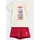 adidas Marvel SPIDER-MAN T-shirt Set off white/active maroon 98