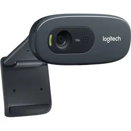 Logitech C270 HD Webcam, HD 720p/30fps Für Streaming Im Chat Video Anrufe Zoom