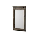 Massivmoebel24 Spiegel Mango 65 x 110 cm Grau