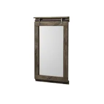 Massivmoebel24 Spiegel Mango 65 x 110 cm Grau