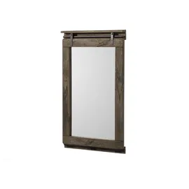 Massivmoebel24 Spiegel Mango 65 x 110 cm Grau