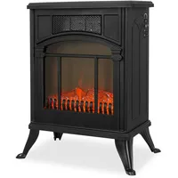 Elektrokamin mit Heizung Heizlüfter energiesparend Kaminillusion Flammeneffekt Elektroheizung geräuscharm Elektrische Heizung Fernbedienung Kaminofen Elektro Kamin mit Knistereffekt 1900W