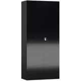 Lüllmann Mehrzweckschrank 180 x 80 x 38 cm Schwarz