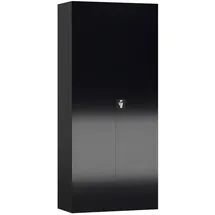 Lüllmann Mehrzweckschrank 180 x 80 x 38 cm Schwarz