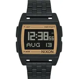 Nixon Herren Uhr Base , Größe:ONESIZE, Farben:all black/gold