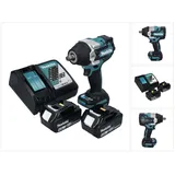 Makita DTW 700 RM Akku Schlagschrauber 18 V 700 Nm 1/2" XPT Brushless + 2x Akku 4,0 Ah + Ladegerät