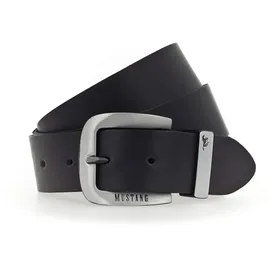 Mustang Gürtel aus Rindleder mit Pullup-Effekt in Schwarz-115
