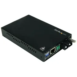 StarTech.com 10/100 Mbit/s Ethernet Single Mode LWL / Glasfaser SC Medienkonvert
