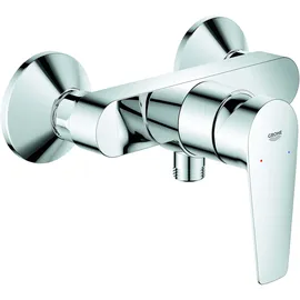 Grohe BauEdge Einhand-Brausebatterie Wandmontage Silber 23635001