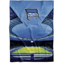 Hertha BSC Berlin Fleecedecke 2023 blau Herren 150 x 200 cm