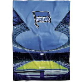 Hertha BSC Berlin Fleecedecke 2023 blau Herren 150 x 200 cm