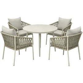 Greemotion Avola Set 5-tlg. Taupe/Grau