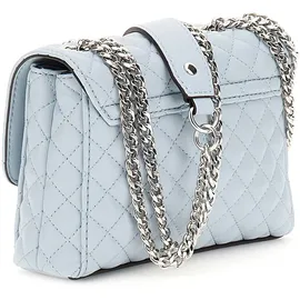 GUESS Schultertasche Everlee Mini Convertible Xbody Flap Bag Misty Blue
