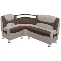 RODNIK Eckbank Samba NEW, Sitzbank, mit Ablage und Stauraum, Polsterbank, Truhenbank, 164 x128 cm, beidseitige Montage