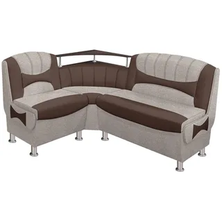 RODNIK Eckbank Samba NEW, Sitzbank, mit Ablage und Stauraum, Polsterbank, Truhenbank, 164 x128 cm, beidseitige Montage