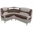 RODNIK Eckbank Samba NEW mit Stauraum und Ablage, gepolsterte Sitzbank für Esszimmer und Küche, beidseitig montierbar, 164 x 128 cm (braun,