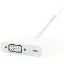 Apple Lightning auf VGA Adapter (Lightning, D-Sub15 (f)), Mobilgerät Adapter, Weiss