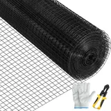 Vevor Volierendraht 61 x 1524 cm Schwarz/Stahl