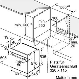 Bosch HBD271FB87, Einbau-Backofen-Set, HBA171BB3 + PVS811B16E, Einbau-Backofen, Kochfeld mit Dunstabzug (Induktion)