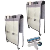 TREKAM Set 2X Katzen Kratzmatte Kratzschutz Sofa und Haarentferner mit elastischen Spielzeugbällen und Taschen, Sofaschutz, Sisal-Nagelschärfer für Ihre Kätzchen, Kratzer, kratztonne für Katzen.