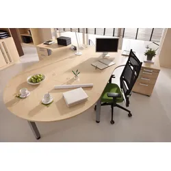 Zwei Personen Schreibtisch Fremma