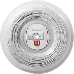 Wilson Tennissaite Revolve (Haltbarkeit+Spin) weiss 200m Rolle