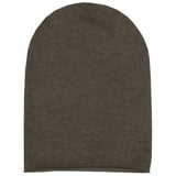 Zwillingsherz Strickmütze Zwillingsherz Mütze Beanie aus 100 % Kaschmir Unifarben braun