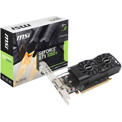 MSI GTX 1050 TI 4GT LP GRAFIKKARTE