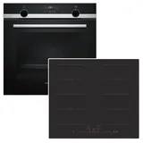 Siemens Backofen LightControl + PKM Induktionskochfeld rahmenlos autark 60cm