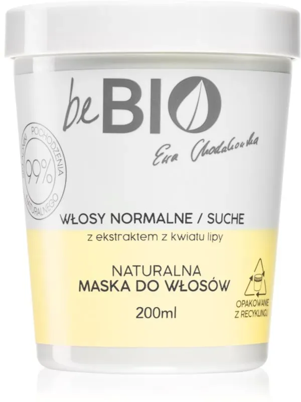 beBIO Normal / Dry Hair Regenerierende Maske Für normales bis trockenes Haar 200 ml