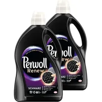 Perwoll Renew Schwarz, 48 (2 x 24 Waschladungen), Waschmittel für alle dunklen Farben, Feinwaschmittel stärkt die Fasern und verbessert die Farbintensität