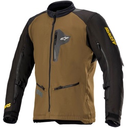 Alpinestars Venture XT, Textiljacke - Braun/Schwarz/Neon-Orange - S