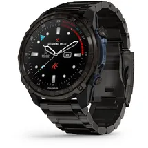 Garmin Descent MK3i 51 mm DLC-Titan grau mit DLC-Titanarmband schwarz