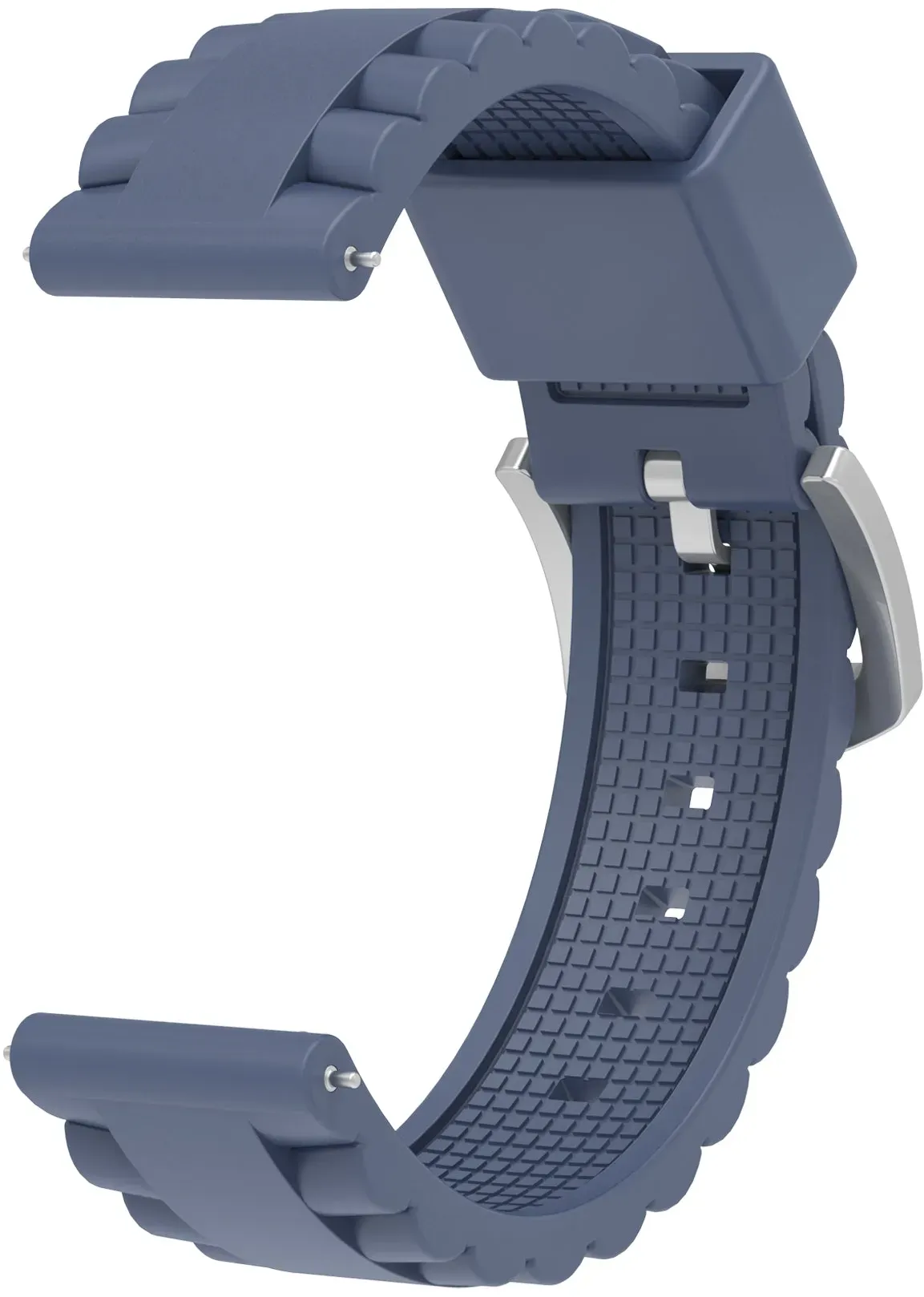 Strap-it Mobvoi TicWatch Pro 5 Enduro Armband Silikon für Mobvoi TicWatch Pro 5 Enduro - Grau - Schnallenverschluss