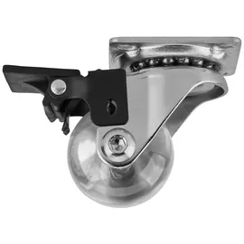 SO-Tech Möbelrolle SWIFT transparent Ø 35 mm mit Feststeller
