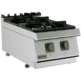 Mastro 700er Kochserie / Gaskochfeld, Tischmodell, 2 Brenner