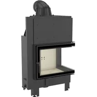 Kratki Kamineinsatz aus Stahl MBZ rechts 13 kW Ø